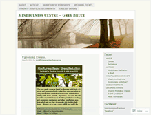 Tablet Screenshot of mindfulnesscentreofgreybruce.com